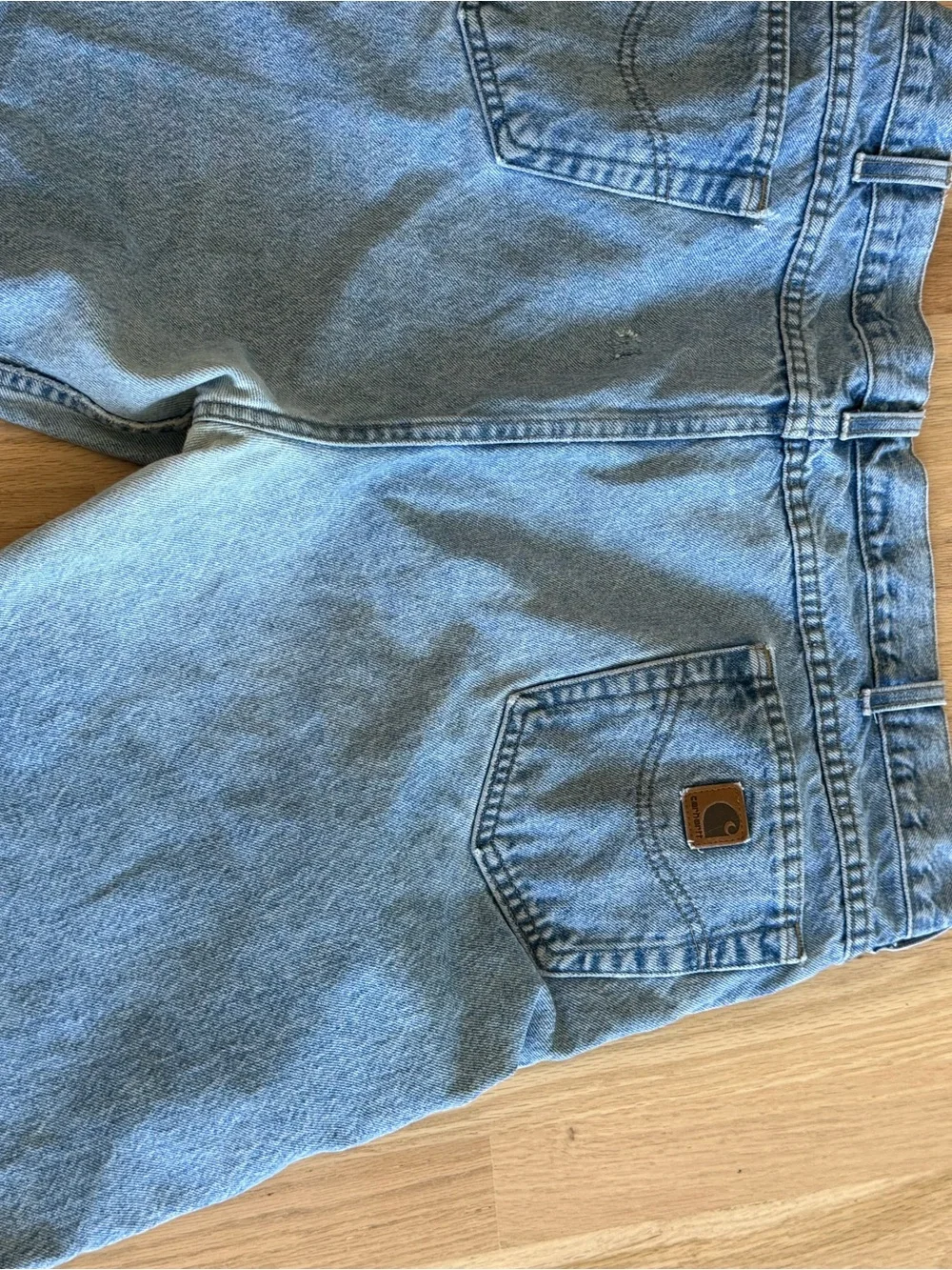 Carhartt Men's Relaxed Light Blue Denim Jeans